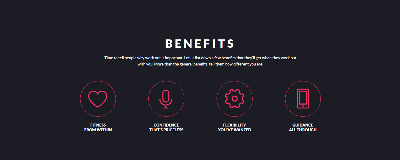 Workout Page Template Benefits