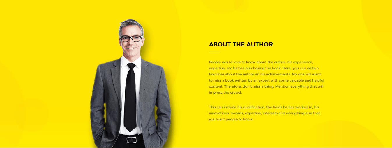 EBook Page Template Author