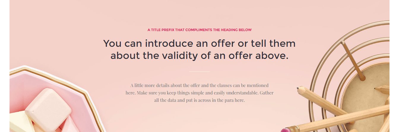 Store Offer Template Content