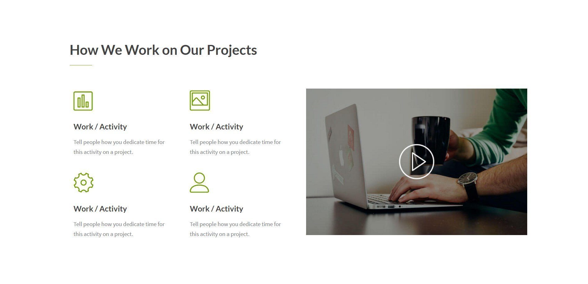 Process With Video In Modal Popup Web Agency Page Template For Beaver Builder