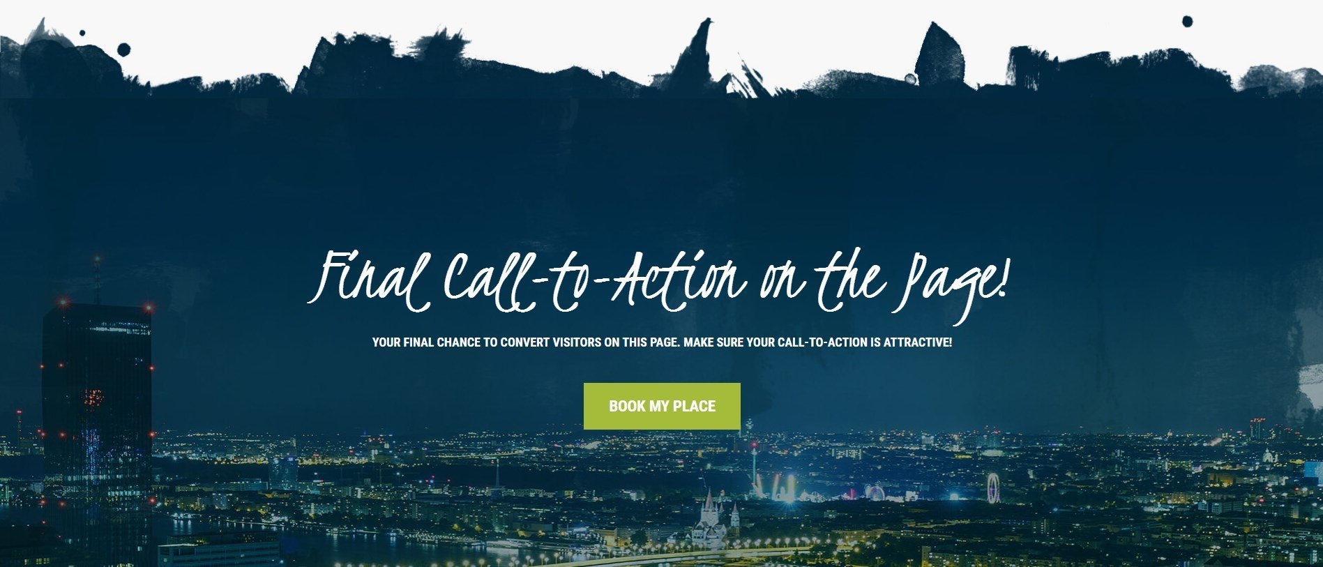 Final Call To Action Tourism Page Template For Beaver Builder