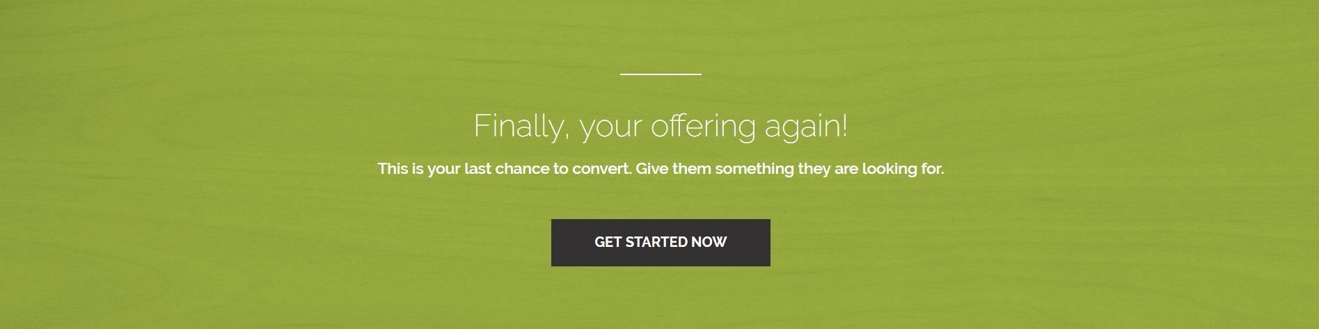 Final Call To Action Marketing Page Template For Beaver Builder