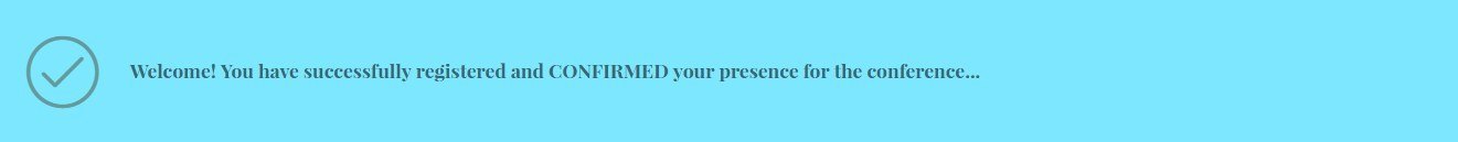 Notice Section Conference Page Template