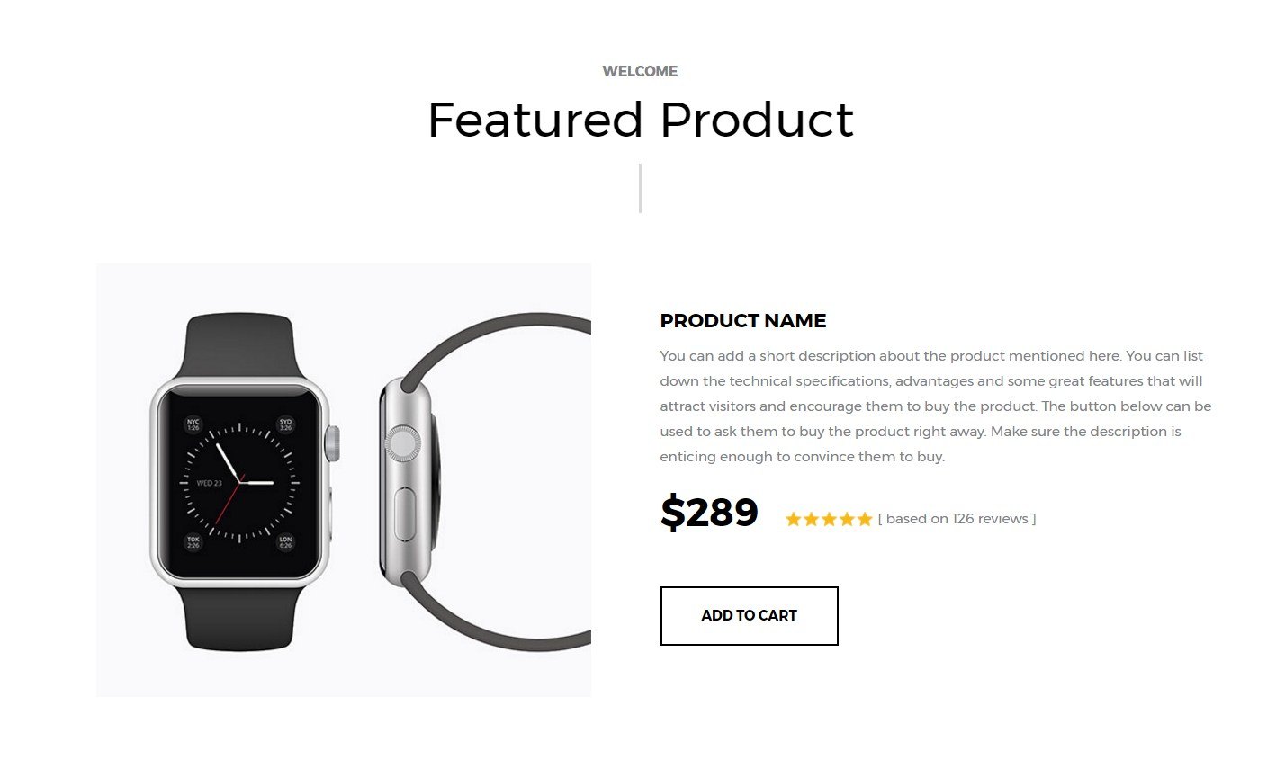 Product Description Internal Product Page Template