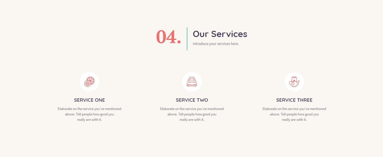 Yoga Page Template Services