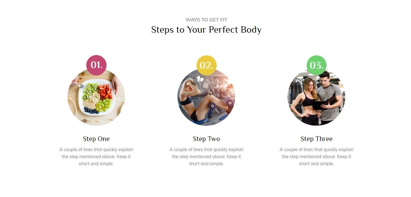 Dietitian Page Template Steps 3