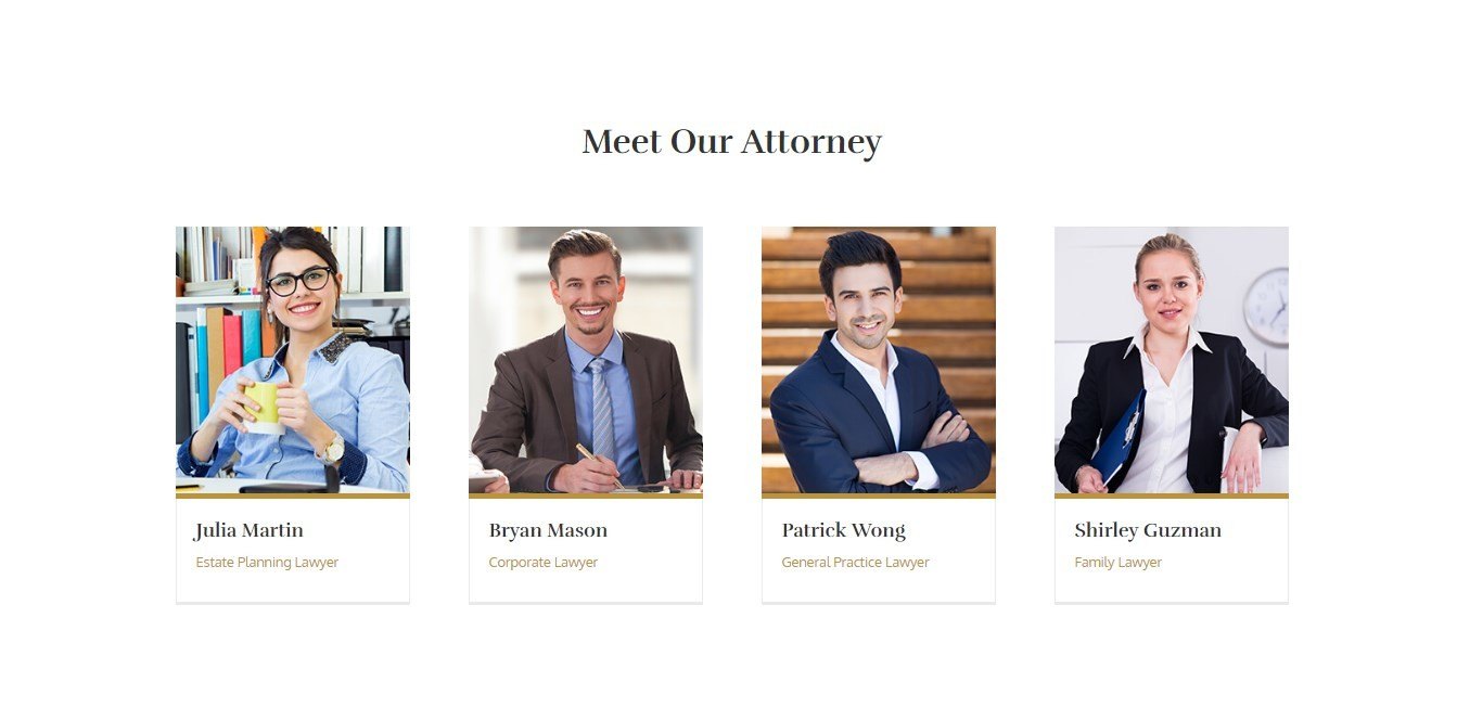 Law Agency Page Template Team 5
