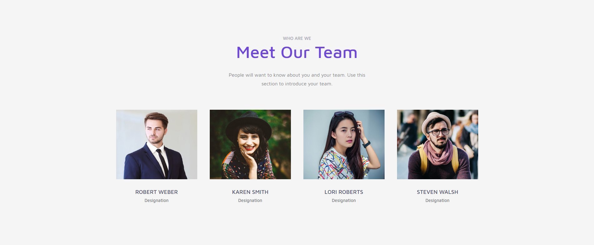 Mobile App Page Template Team
