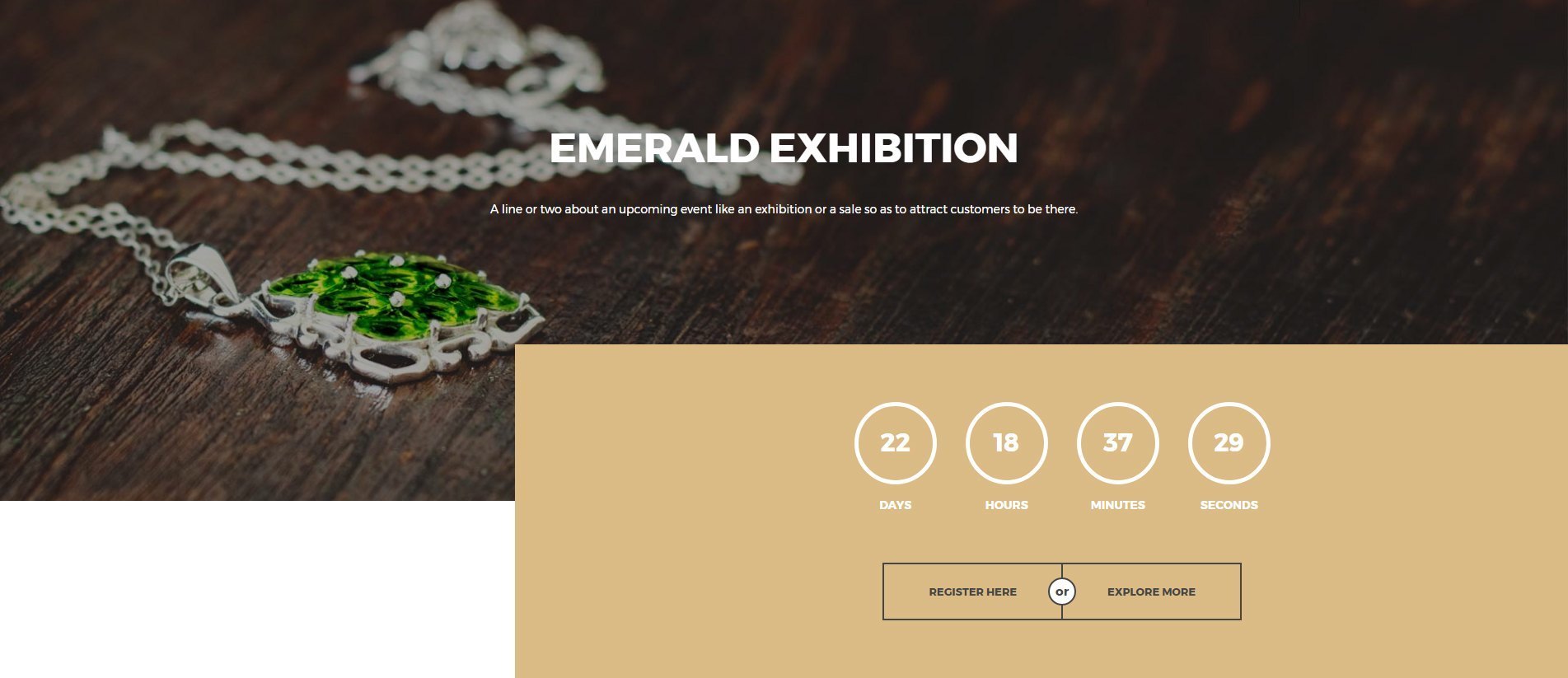 Jewelry Store Special Events