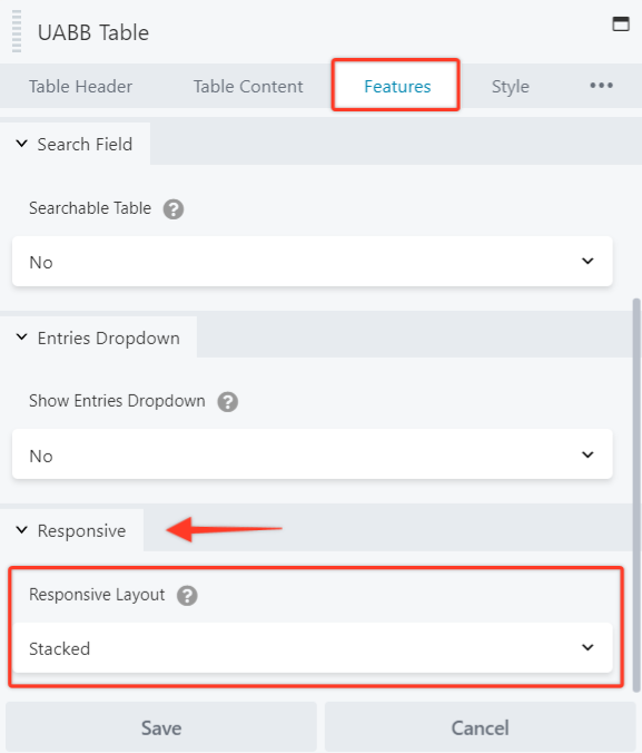 Uabb Responsive Stacked Layout
