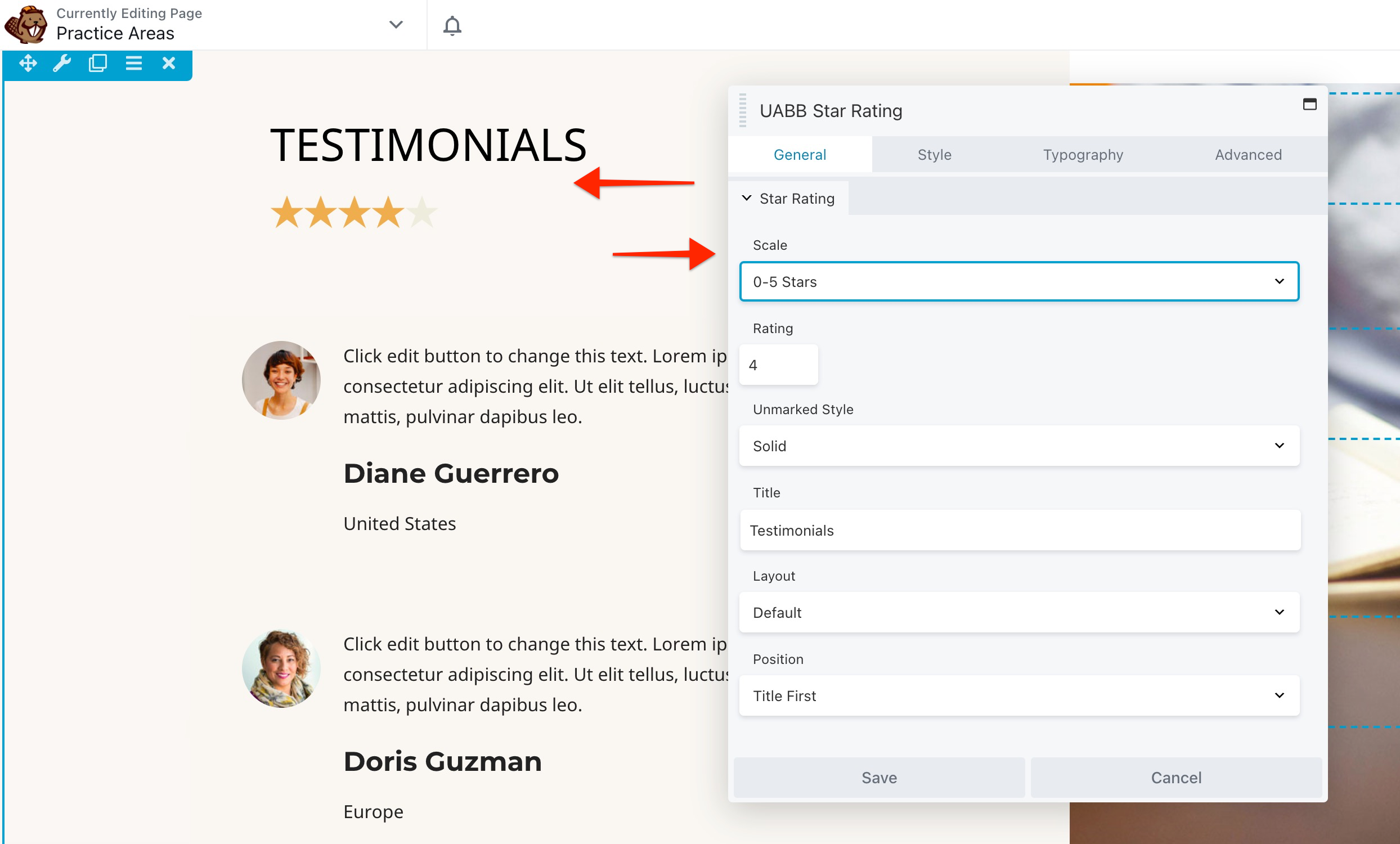 Uabb Star Rating General